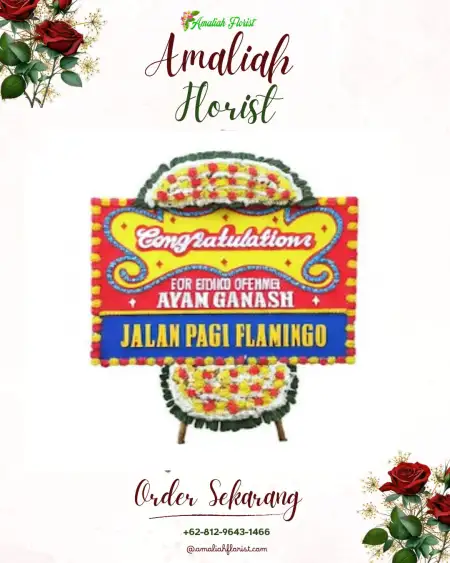 Sewa Papan Bunga Gedung Serbaguna Senayan Jakarta